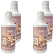 怕怕髒 油垢乾淨清潔劑，SUPER CLEAN GREASE REMOVER, 500ml, 4瓶