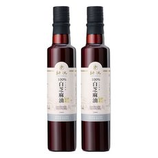 GENG YUAN 耕沅 100%古法壓榨白芝麻油 250ml*2瓶組- 古法製作，滴滴香醇, 2瓶