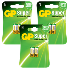 超霸GP Super 5號鹼性電池 持久電力 防漏液, 2顆, 3組