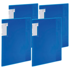 KOKUYO 國譽 NOViTA 收納資料夾 40頁, 藍色, 4本