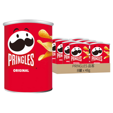 PRINGLES 品客 原味洋芋片, 48g, 8罐