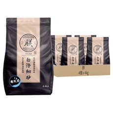 朕 頂級無塵礦砂 白淨細砂, 99%無塵, 八重過濾, 快速凝結, 高品質, 價格實惠, 超凝力, 8.8lb, 4袋