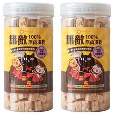 ParkCat 貓樂園 無敵100%原肉凍乾 豐富胺基酸, 海撈極鮮鱈魚, 80g, 2罐