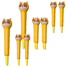 捏捏樂紓壓筆 Set 5, 記憶海棉 筆芯, 0.5mm中性筆, 小柯基, 2組