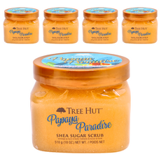 Tree Hut 樹上小屋 乳油木蜜糖身體磨砂膏 Papaya Paradise 510g, 5罐