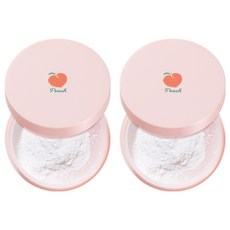 SKINFOOD 蜜桃棉透感零油光蜜粉 5g 白色, 2罐