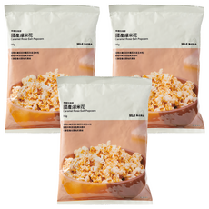 MUJI 無印良品 國產爆米花 焦糖玫瑰鹽, 95g, 3包