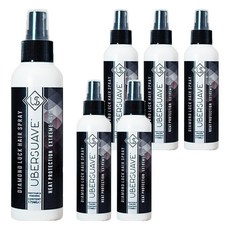 UBERSUAVE Diamond Lock 定型噴霧, 175ml, 防熱保護, 極致定型, 6瓶