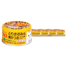 INABA CIAO 啾嚕 貓用 旨定罐, 雞肉 + 鰹魚燒 + 柴魚片, 85g, 24罐