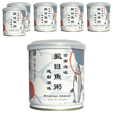 GULIUGULIU 谷溜谷溜 虱目魚粥, 6罐, 300ml