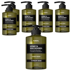 KUNDAL 昆黛爾 蜂蜜&澳洲堅果香氛洗手乳 扁柏香, 258ml, 6瓶