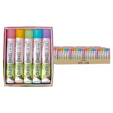 iiGEN 朝鮮文具 純德家族 蠟筆橡皮擦, 粉色, 18個