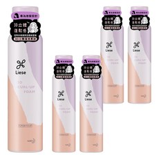 Liese 莉婕 3D立體蓬捲慕絲, 150g, 5瓶