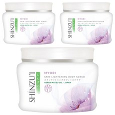 SHINZU'I 峇里島MYORI去角質霜 溫和去角質 深層滋潤 亮白肌膚, 200g, 3入