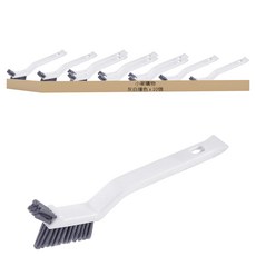 小麥購物 清潔刷 三合一 Y064 58g, 10個, 灰白撞色