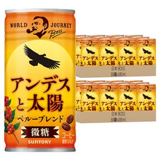 日本 BOSS 太陽咖啡飲料, 185ml, 60罐