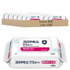 Kleenex 安心濕紙巾 掀蓋式, 1入, 12包