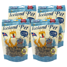 Icelandpet 冰島伙伴 全原肉乾鮮一口酥 小顆粒, 白身魚, 100g, 4包