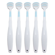 EBiSU 惠百施 舌苔清潔牙刷 柔軟型 極細毛 100穴, 19g, 5支