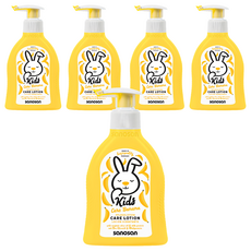 sanosan 珊諾 兒童潤膚乳液 200ml, 3歲以上, 芭娜娜香, 5瓶