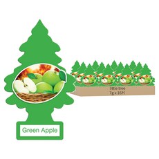 little tree小樹香片 清新空氣 持久留香, 7g, 16片, 青蘋果