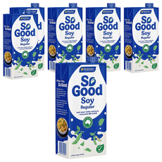 So Good Basic系列 原味豆奶 植物奶 全素可食, 6瓶, 1L