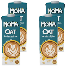 英國 MOMA 咖啡師燕麥奶, 1L, 4瓶