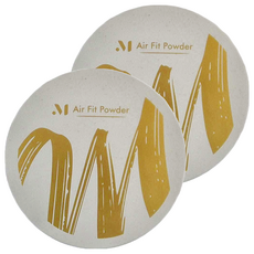 MEKO 天生尤霧控油蜜粉餅, 01晶透白, 2個