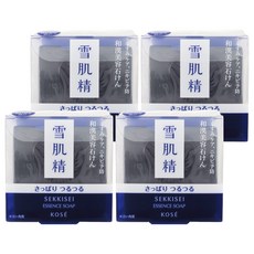 KOSE 高絲 SEKKISEI 雪肌精 黑碳淨化潔顏皂, 120g, 4個