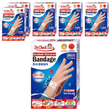 Dr.Check Nursing Expert 護理專家 防水透氣貼布 防菌防塵 內層棉墊不沾黏傷口, 7.2 x 3cm, 20片, 6盒