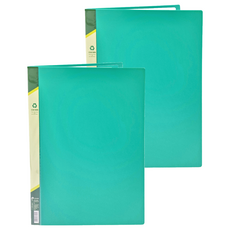 SUANDER 雙德文具 A4資料簿, 綠色, 2本