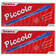 ZEBRA 斑馬牌 原子筆 12支, 藍色, 2盒