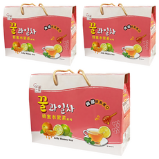 花泉 蜂蜜水果茶禮盒, 柚子 2包+白葡萄 2包, 3盒