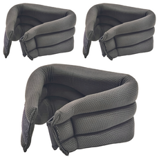 NeedsLabo DR.PRO頸部支撐舒適帶 黑色 100g, 頸圍30~45cm, 3個