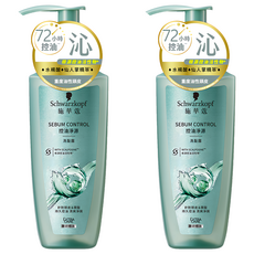 Schwarzkopf 施華蔻 控油淨源洗髮露 400ml 深層清潔頭皮 平衡油脂分泌, 2瓶