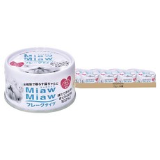 MIAWMIAW 妙喵片狀貓罐, 鮪魚 + 干貝, 70g, 24罐