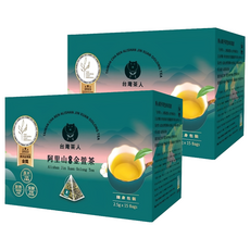 台灣茶人 阿里山風味金萱茶, 2.5g, 15包, 2盒