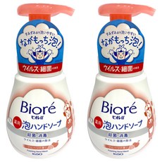 Biore 蜜妮 抗菌泡沫慕斯洗手液 粉色果香, 240ml, 2瓶