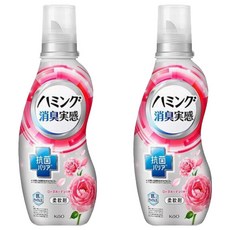 Kao 花王 Humming 衣物柔軟精玫瑰花香 獨特除臭配方 嬰兒也適用, 530ml, 2瓶