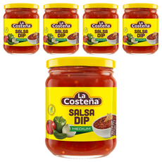 La Costena 中辣莎莎醬, 5個, 453g