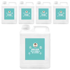 BUBUBOSS 寶寶防護罩 車用次氯酸水 超值補充瓶, 嬰幼適用 無色無味, 4L, 5瓶