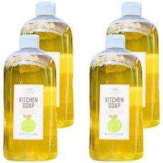 CARRY ON GARDEN 川涌果園 柑橘廚房清潔劑 大大瓶, 4瓶, 1L