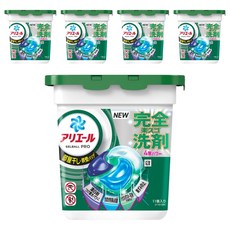 ARIEL 日本原裝進口 4D立體洗衣球 綠色室內曬衣, 11顆, 5盒