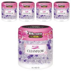 KINCHO 金鳥 台灣公司貨 廁所長效芳香消臭晶球 無香, 170g, 5個