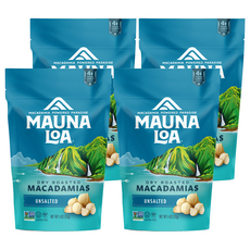 MAUNA LOA 夢露萊娜 夏威夷果仁 無鹽口味 113g, 4包
