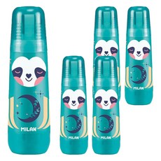 MILAN 360o 零死角修正帶 樹懶抱抱, 土耳其綠, 5個