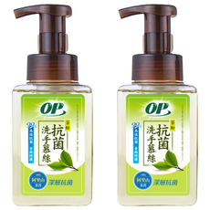OP 茶酚抗菌洗手慕絲, 370g, 2瓶