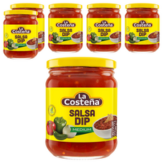 La Costena 中辣莎莎醬, 6個, 453g