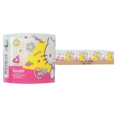 Hello Kitty 凱蒂貓 塑軸棉花棒 300支, 100%純棉雙頭, 聚丙烯塑膠軸桿, 16罐