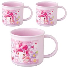 Skater 可微波手把馬克杯 Sanrio 三麗鷗聯名款, 美樂蒂款, 3個